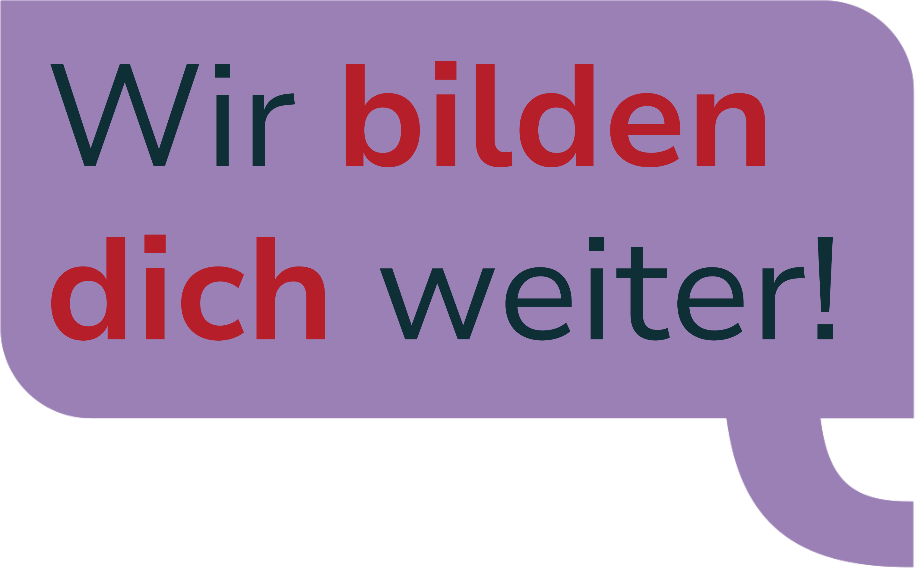 Wir bilden dich weiter